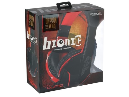 Игровые наушники проводные Qumo Dragon War Bionic
